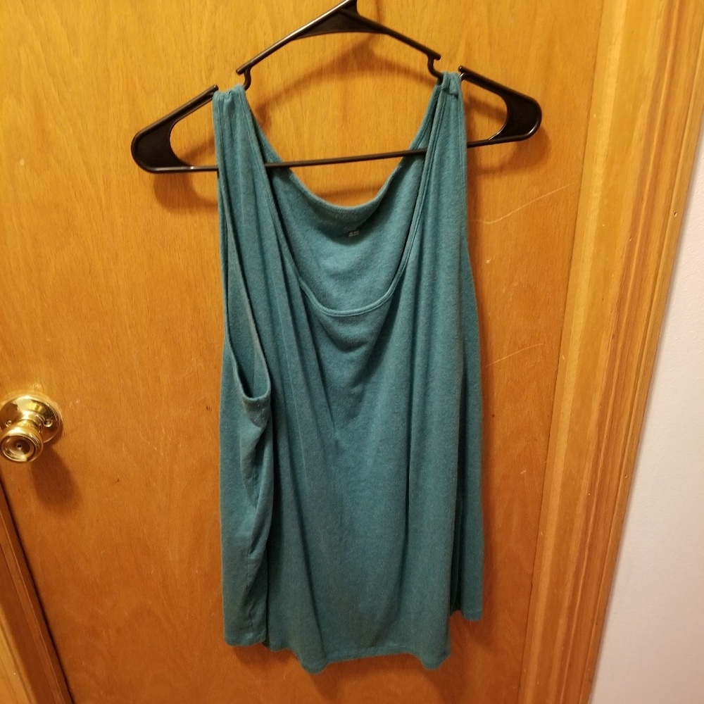 Light Blue Maternity Tank Top